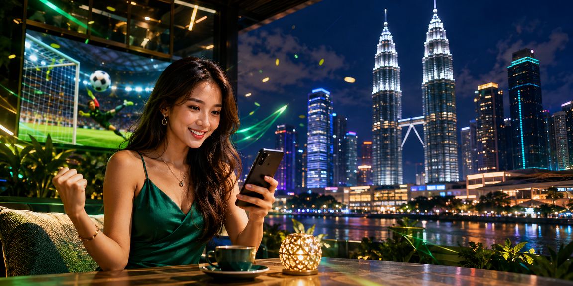 Penggemar sukan Kuala Lumpur menikmati taruhan bola sepak melalui platform digital
